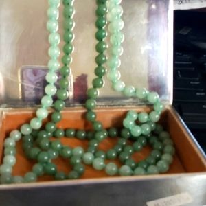 Jade and silver box